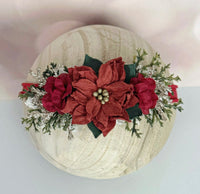 Holiday Poinsettia Headband