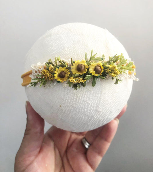 Dainty Sunflower Headband