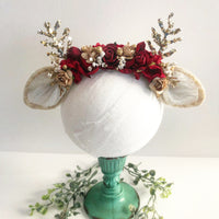 Holiday Reindeer Headband